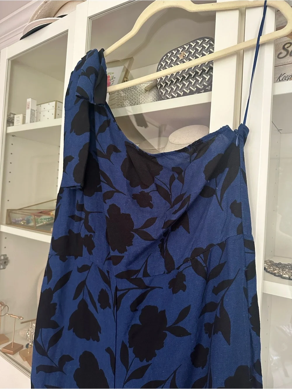 NWT Kate Spade New York x Target Women’s Classic Rose Jumpsuit in navy/black - Picture 3 of 7